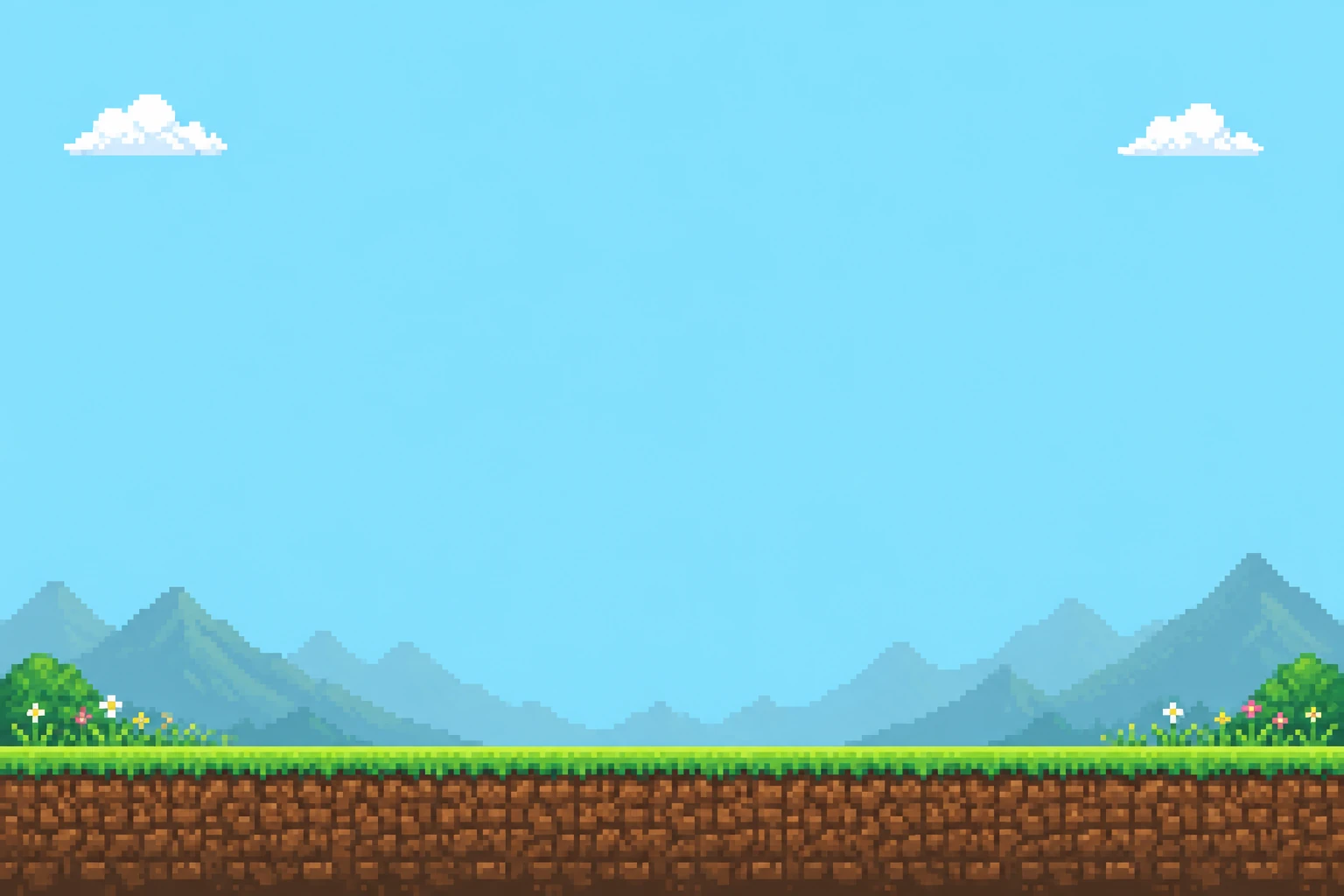 A sunny pixel-art game world to explore